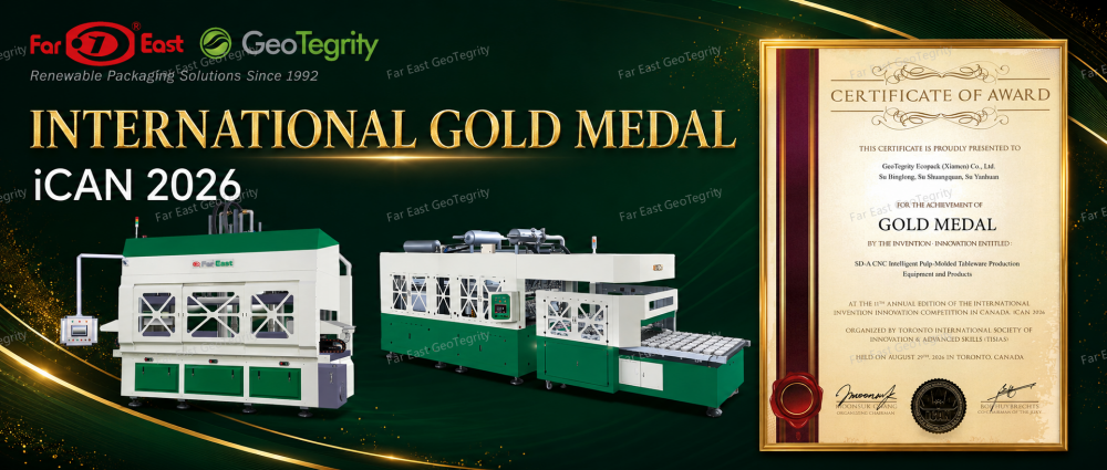 Far East GeoTegrity SD-A Pulp Molding Machine International Gold Medal iCAN 2026