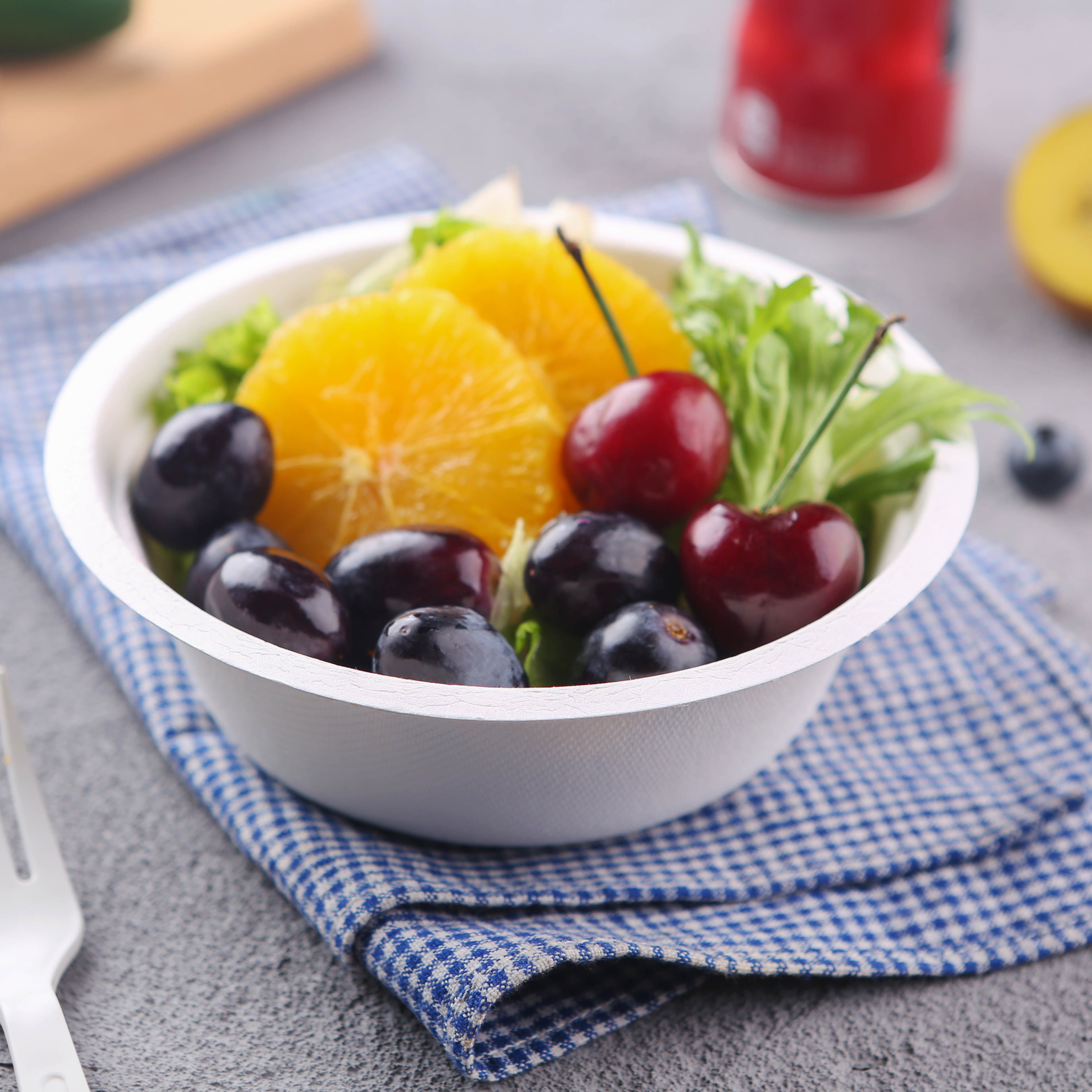 Biodegradable Sugarcane Salad Bowl