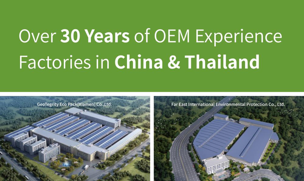 Over 30 Years of OEM Experience Factories in China & Thailand