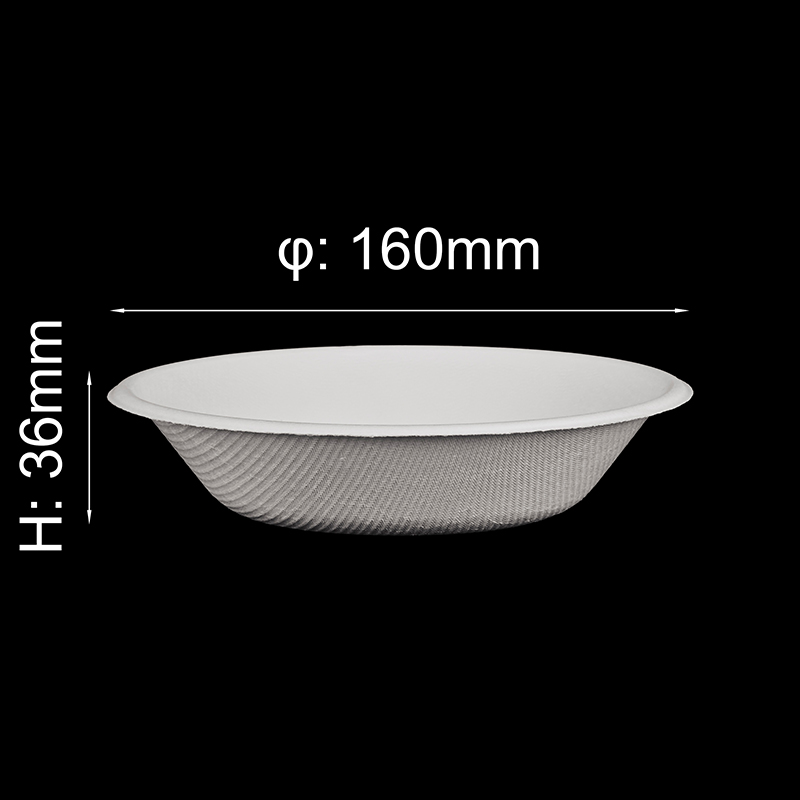 biodegradable soup bowl L010 Size
