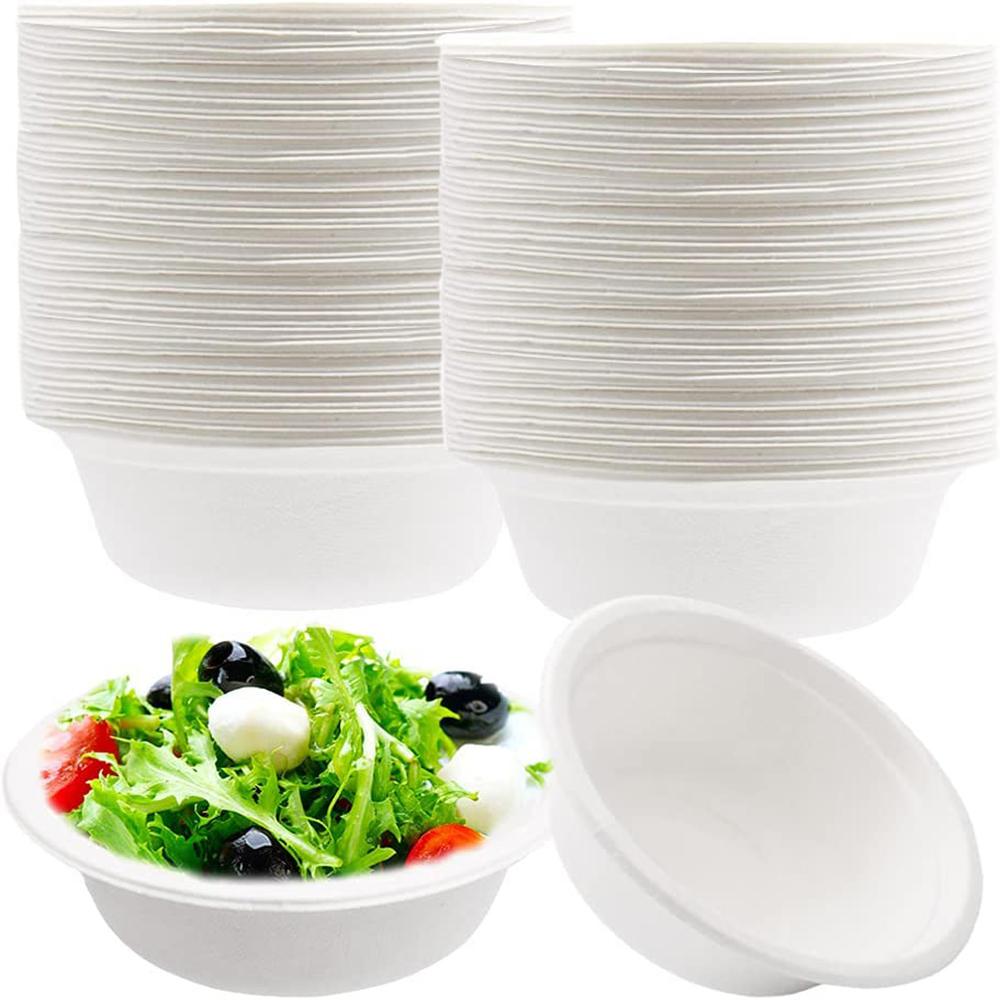 thumbnail image 2 of Hefty ECOSAVE Tableware, Bowl, Bagasse, 16 Oz, White, 25/Pack, 12 Packs/Carton (D71625 2 of 12
